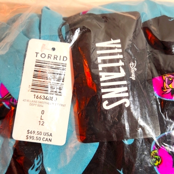 ❤️NWT VINTAGE TORRID VILLAINS SWEETHEART CHALLIS - TIE FRONT - SUMMER TANK DRESS - Picture 7 of 15